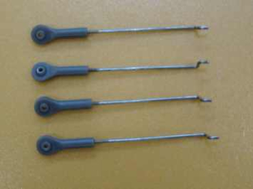 Ersatzteil - FMS Piper PA-18 Super Cub 170cm, Anlenkungsgestänge für Querruder und Landeklappen