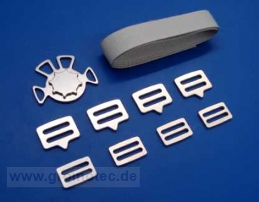 Preview: Gurtzeug Maßstab 1:3, grau