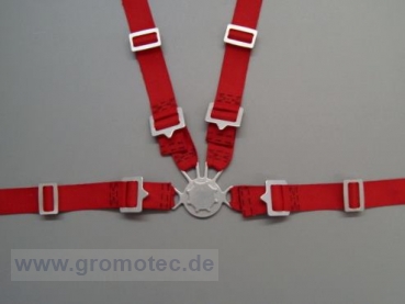 Preview: Gurtzeug Maßstab 1:3, rot