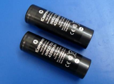 LiIo Einzelzellen 4200mAh Typ 21700 - 2 Stück -  Hochstromzelle mit bis zu 45A Konstant und 70A Pulse