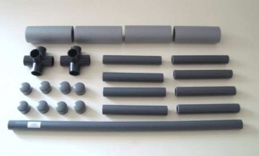 Modellständer / Montagegestell Typ X belastbar bis ca. 8kg mit Schaumstoffauflagen