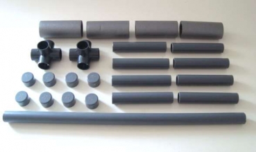 Preview: Modellständer / Montagegestell Typ X-XL belastbar bis ca. 14kg mit Schaumstoffauflagen