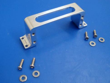 CNC Servohalter waagrecht einbaufertig für Standardservos "Profiline"