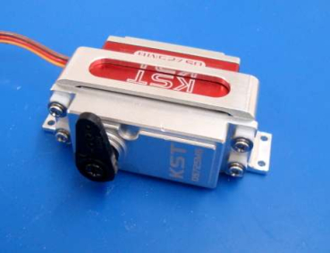 Preview: CNC Servohalter waagrecht einbaufertig für Standardservos "Profiline"