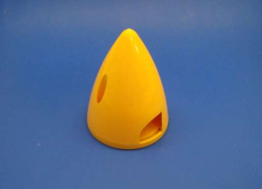 Spinner Kunststoff, gelb, Durchmesser 58mm, 2-Blatt