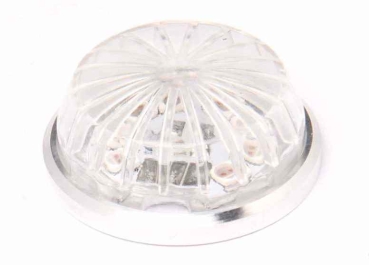 Preview: Rundblitzer 24mm, 20W, rot mit Steuermodul