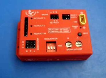 Preview: Fahrwerkscontroller für Elektrisches Einziehfahrwerk mit Bremsen Original Black Horse für Viper Jet / 2000mm