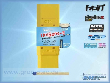UniSens-E mit XT-90 Stecker