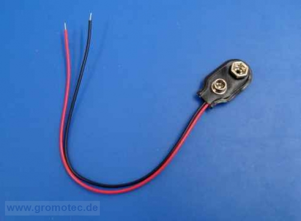 Anschlußkabel 9V Blockbatterie