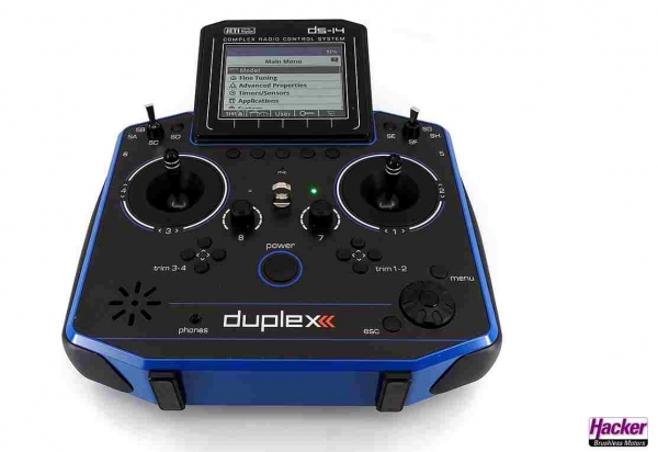 DUPLEX 2,4EX Handsender DS-14 II Blau Multimode