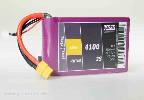 TopFuel LiFe- Empfängerakku 4100mAh, 6,6V TopFuel LiFe- Empfängerakku 4100mAh, 6,6V