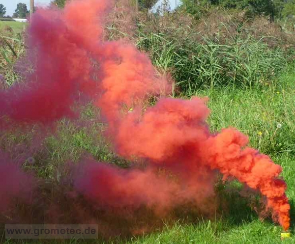 Rauchpatrone Smoke 3 Rot mit Elektrozünder
