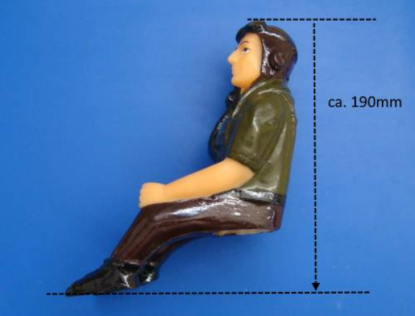 Pilot "sitzend" 190mm