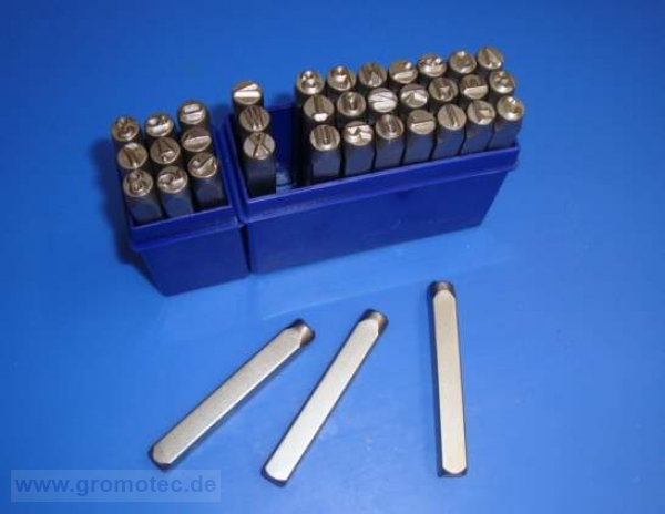 Schlagzahlen und Buchstaben Set