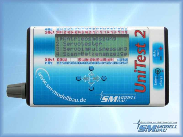 UniTest 2 mit internem Akku und USB-Interface Kabel