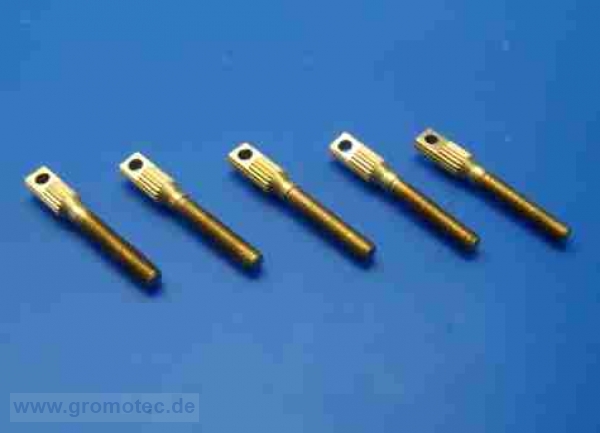 Augenschrauben M3 Messing flacher Kopf