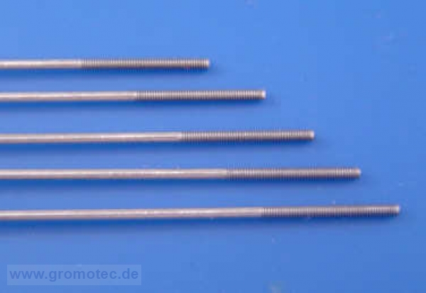 Gestänge mit Gewinde M2