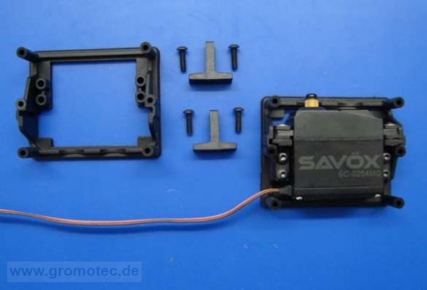 Servorahmen waagrecht für 20mm Standardservos